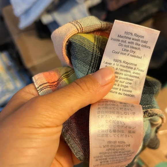 Kavu Sleeveless Plaid Makayla Button-Up Shirt Dress - Picture 5 of 6